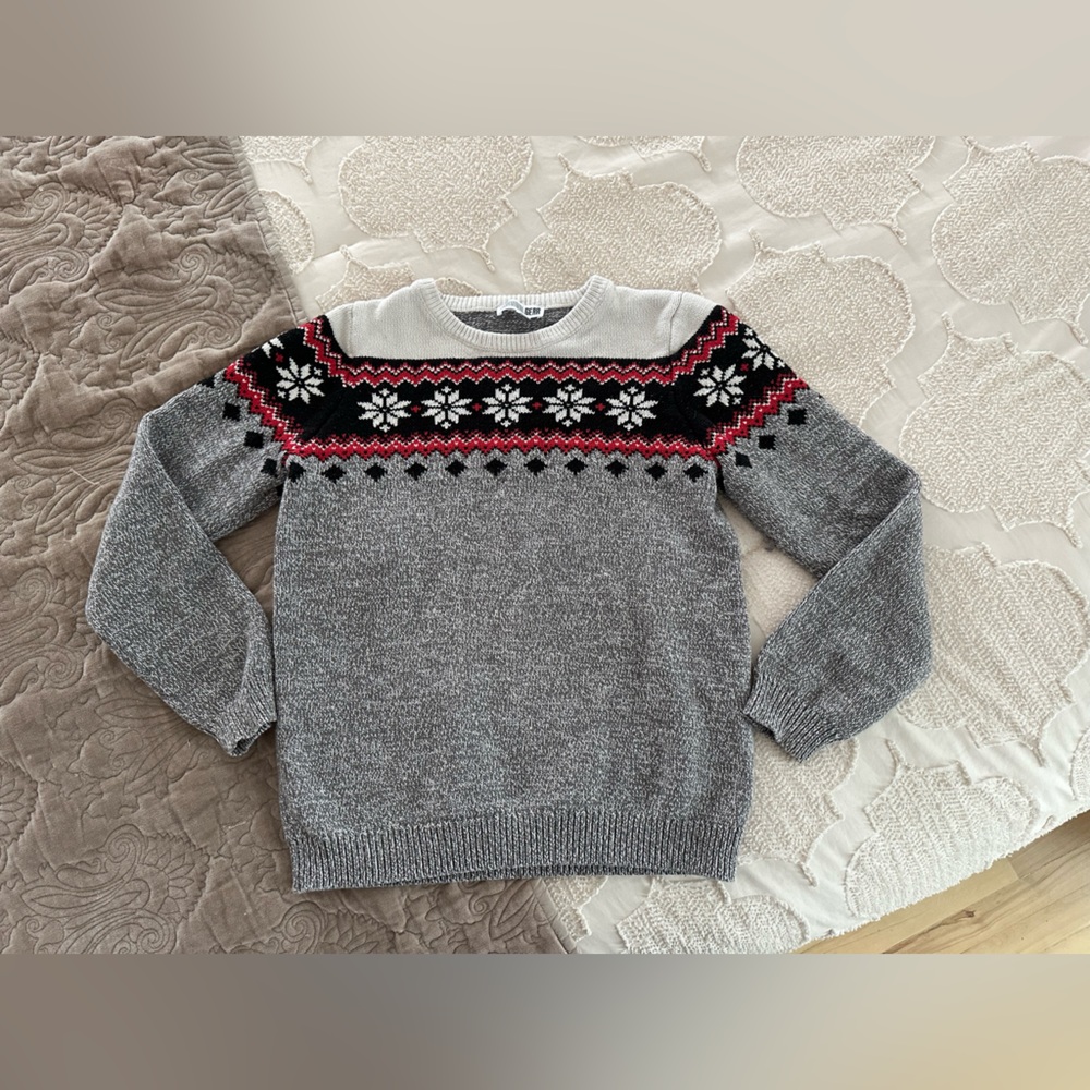 Survival Gear Fair-isle Snowflake Sweater Size Youth XL